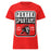 Porter High School Spartans Women's Red SoftStyle T-shirt 001