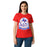 Front view of Sam Houston High School Texans Women's Red SoftStyle T-shirt 219
