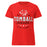 Tomball High School Cougars Women's Red SoftStyle T-shirt 217