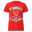 Tomball High School Cougars Women's Red SoftStyle T-shirt 228