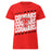 Tomball High School Cougars Women's Red SoftStyle T-shirt 223