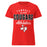 Tomball High School Cougars Women's Red SoftStyle T-shirt 034