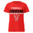 Tomball High School Cougars Women's Red SoftStyle T-shirt 024
