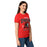Side view of Porter High School Spartans Women's Red SoftStyle T-shirt 213