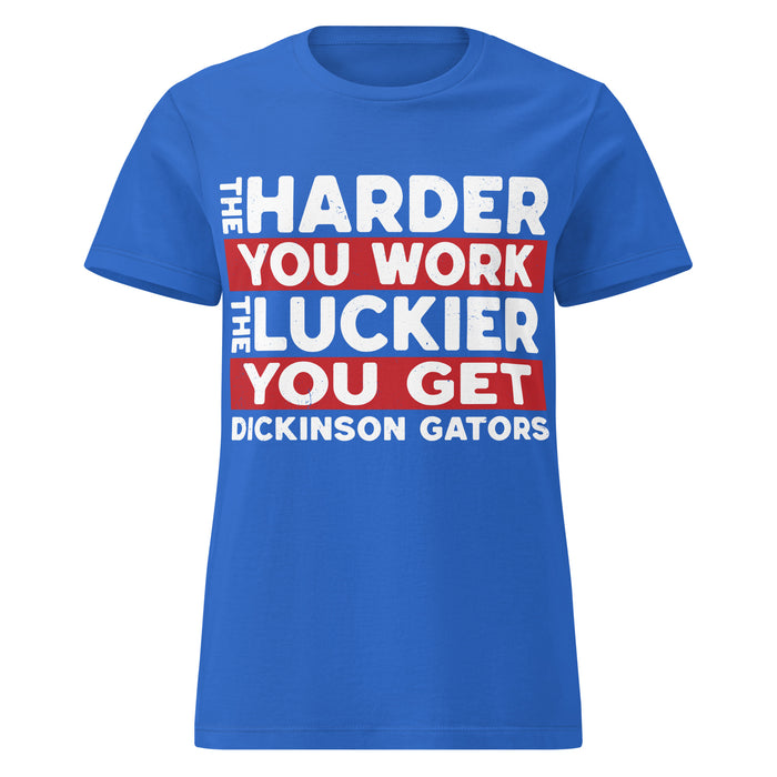 Dickinson High School Gators Women&#39;s Royal Blue SoftStyle T-shirt 238