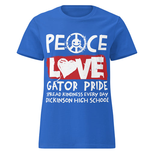 Dickinson High School Gators Women's Royal Blue SoftStyle T-shirt 240