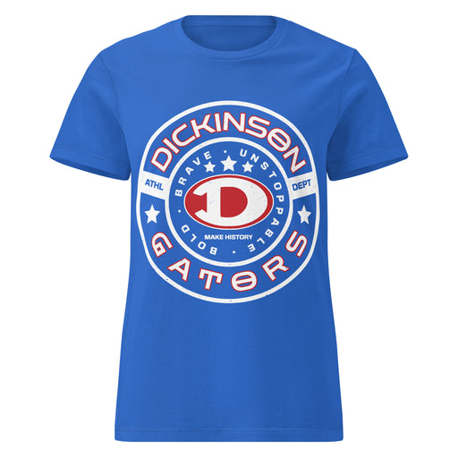 Dickinson High School Gators Women's Royal Blue SoftStyle T-shirt 239