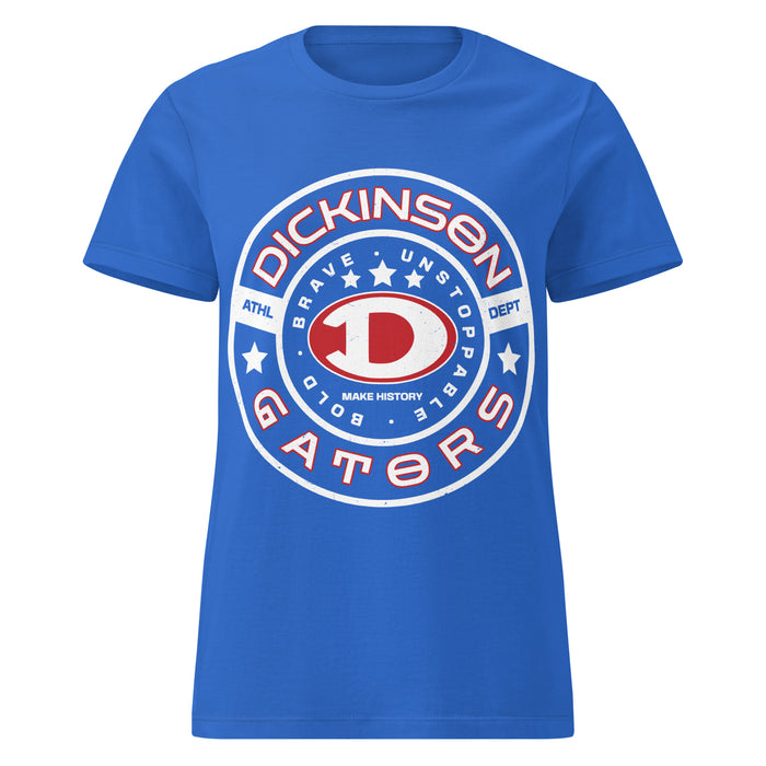 Dickinson High School Gators Women's Royal Blue SoftStyle T-shirt 239