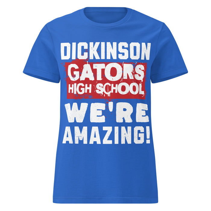Dickinson High School Gators Women's Royal Blue SoftStyle T-shirt 231