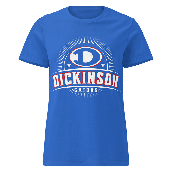 Dickinson High School Gators Women&#39;s Royal Blue SoftStyle T-shirt 221