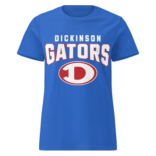 Dickinson High School Gators Women's Royal Blue SoftStyle T-shirt 234