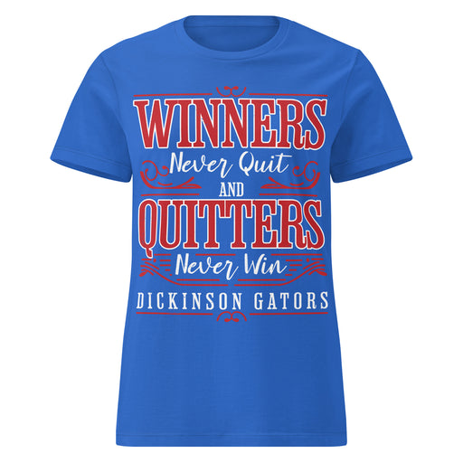 Dickinson High School Gators Women's Royal Blue SoftStyle T-shirt 237