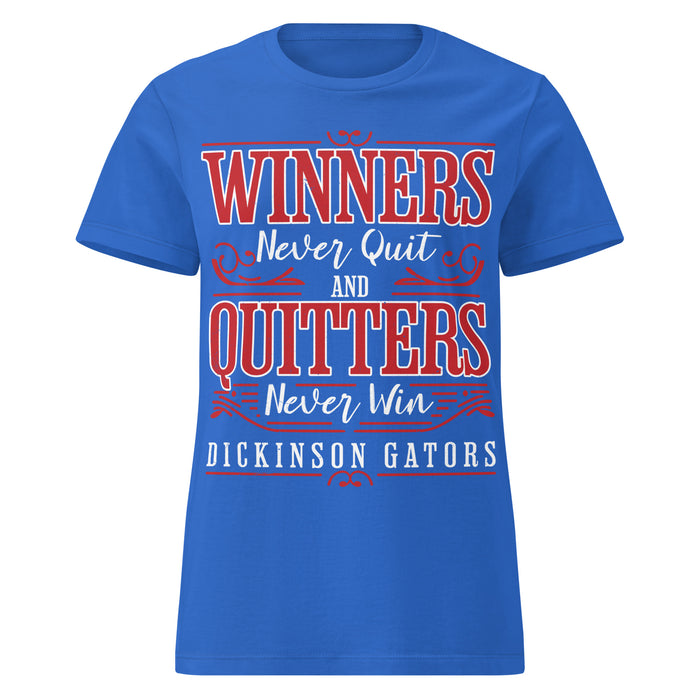 Dickinson High School Gators Women's Royal Blue SoftStyle T-shirt 237