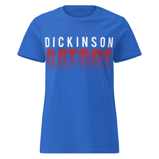 Dickinson High School Gators Women's Royal Blue SoftStyle T-shirt 024