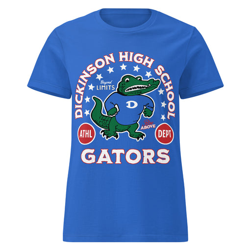 Dickinson High School Gators Women's Royal Blue SoftStyle T-shirt 208