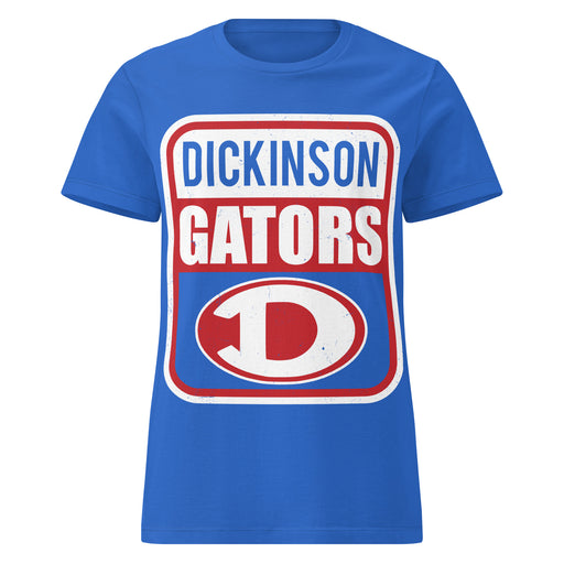 Dickinson High School Gators Women's Royal Blue SoftStyle T-shirt 001