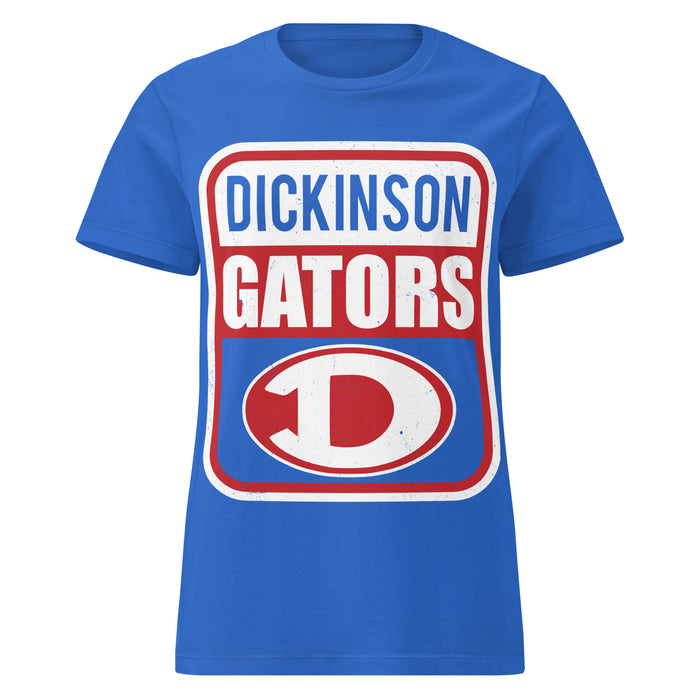 Dickinson High School Gators Women's Royal Blue SoftStyle T-shirt 001