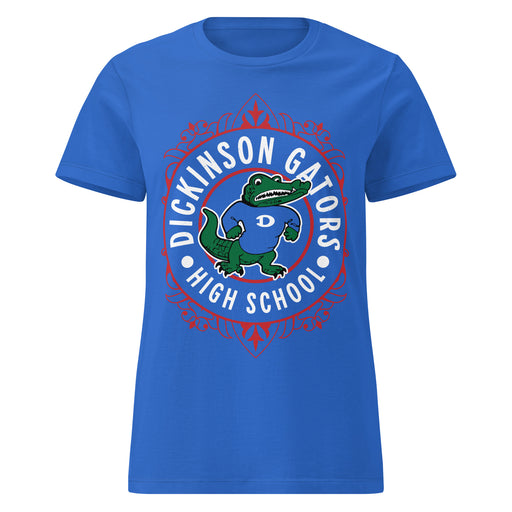 Dickinson High School Gators Women's Royal Blue SoftStyle T-shirt 227
