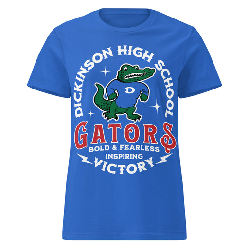 Dickinson High School Gators Women's Royal Blue SoftStyle T-shirt 206