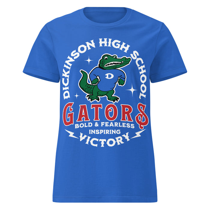 Dickinson High School Gators Women's Royal Blue SoftStyle T-shirt 206