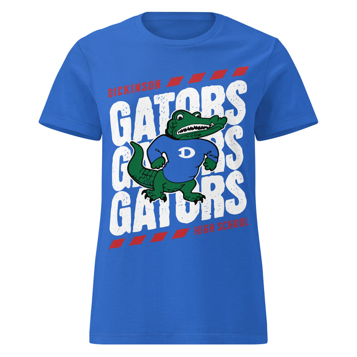 Dickinson High School Gators Women's Royal Blue SoftStyle T-shirt 223