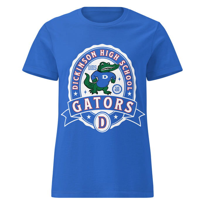 Dickinson High School Gators Women's Royal Blue SoftStyle T-shirt 212