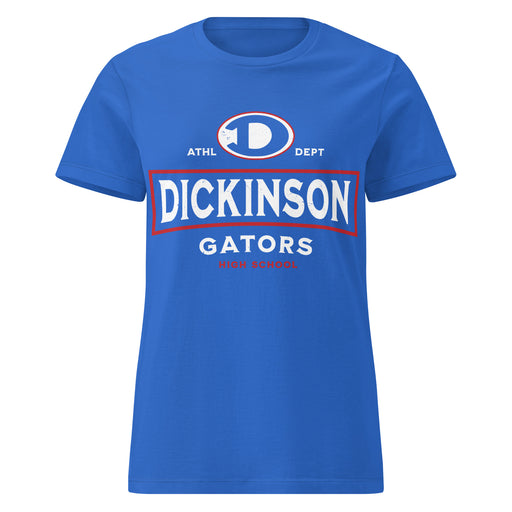 Dickinson High School Gators Women's Royal Blue SoftStyle T-shirt 202