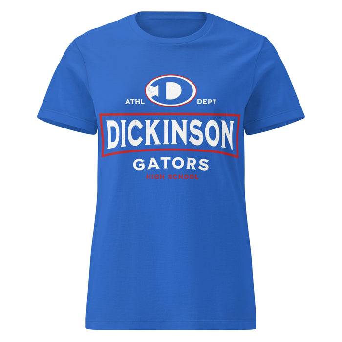 Dickinson High School Gators Women's Royal Blue SoftStyle T-shirt 202
