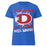 Dickinson High School Gators Women's Royal Blue SoftStyle T-shirt 205