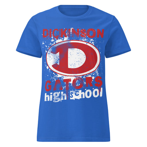 Dickinson High School Gators Women's Royal Blue SoftStyle T-shirt 205