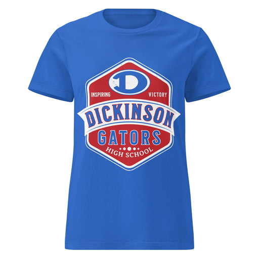 Dickinson High School Gators Women's Royal Blue SoftStyle T-shirt 209