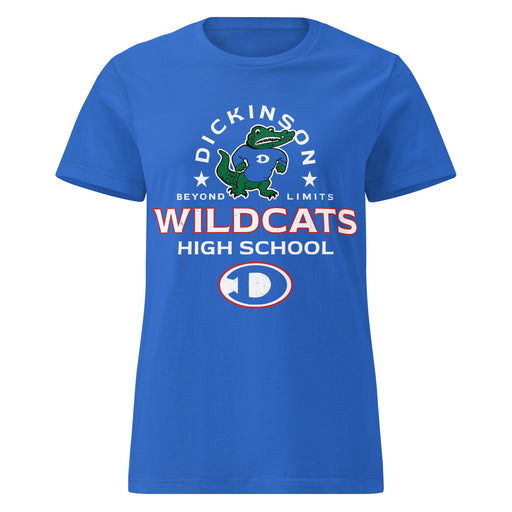 Dickinson High School Gators Women's Royal Blue SoftStyle T-shirt 222