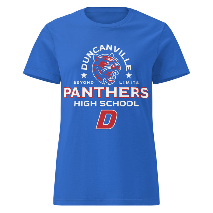 Duncanville High School Panthers Women's Royal Blue SoftStyle T-shirt 222