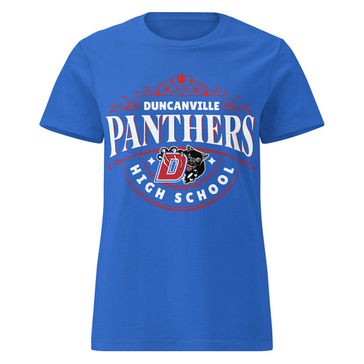 Duncanville High School Panthers Women's Royal Blue SoftStyle T-shirt 211