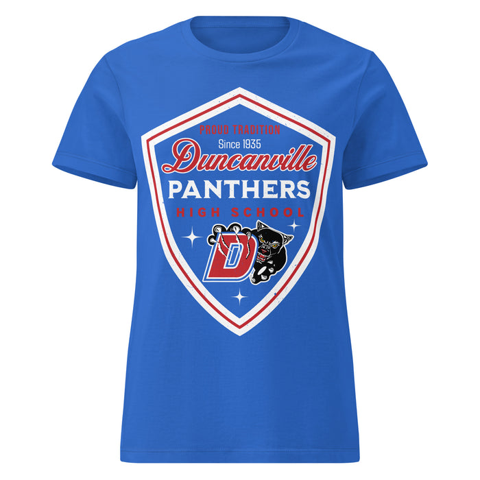 Duncanville High School Panthers Women's Royal Blue SoftStyle T-shirt 225