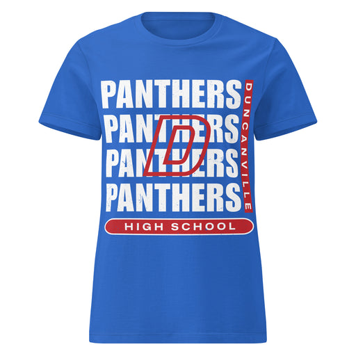 Duncanville High School Panthers Women's Royal Blue SoftStyle T-shirt 235