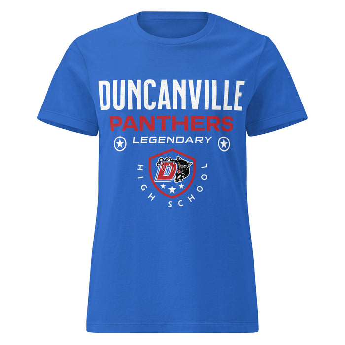 Duncanville High School Panthers Women's Royal Blue SoftStyle T-shirt 003