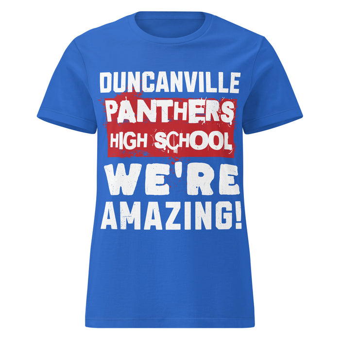 Duncanville High School Panthers Women's Royal Blue SoftStyle T-shirt 231