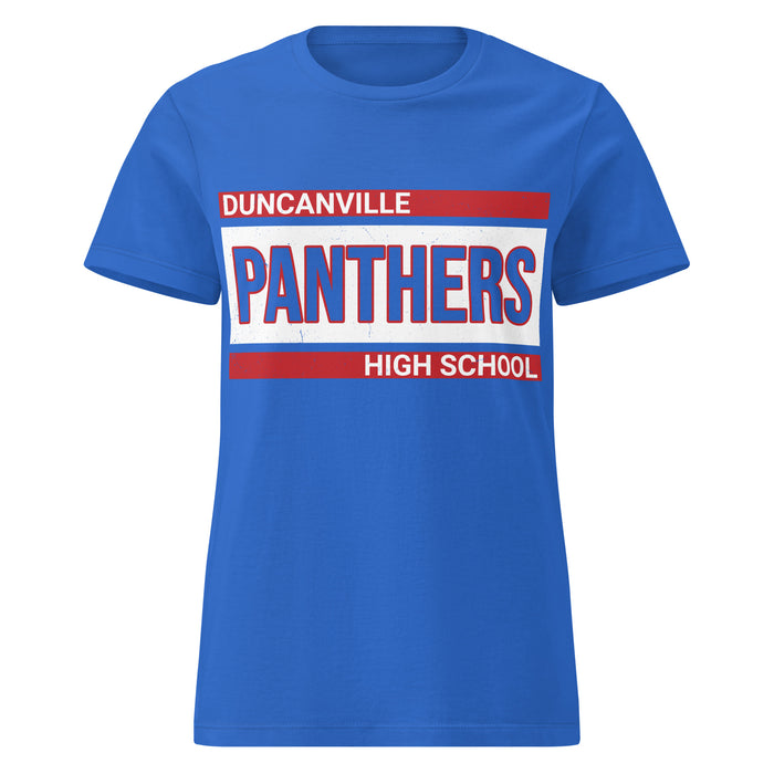Duncanville High School Panthers Women's Royal Blue SoftStyle T-shirt 098