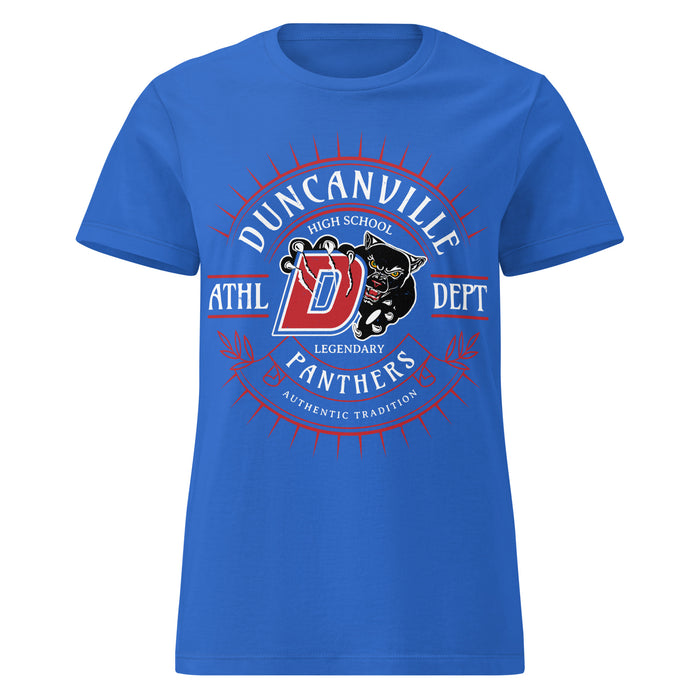 Duncanville High School Panthers Women's Royal Blue SoftStyle T-shirt 201