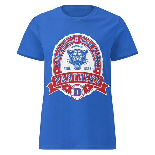 Duncanville High School Panthers Women's Royal Blue SoftStyle T-shirt 212