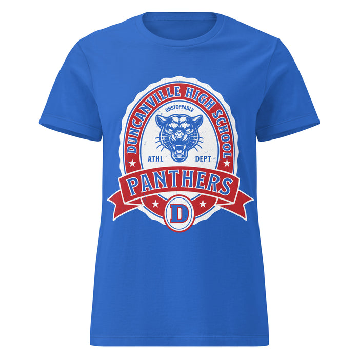 Duncanville High School Panthers Women's Royal Blue SoftStyle T-shirt 212