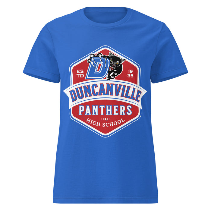 Duncanville High School Panthers Women's Royal Blue SoftStyle T-shirt 209