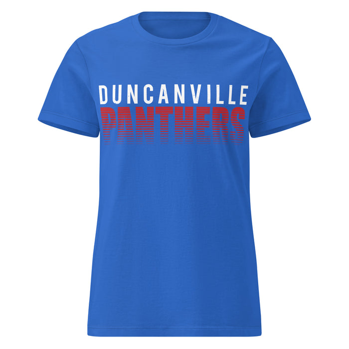 Duncanville High School Panthers Women's Royal Blue SoftStyle T-shirt 024