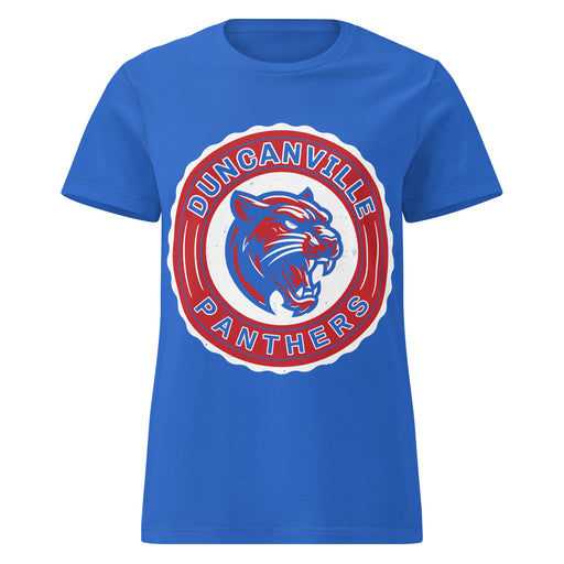 Duncanville High School Panthers Women's Royal Blue SoftStyle T-shirt 216