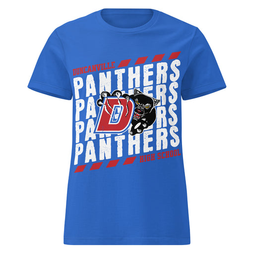 Duncanville High School Panthers Women's Royal Blue SoftStyle T-shirt 223