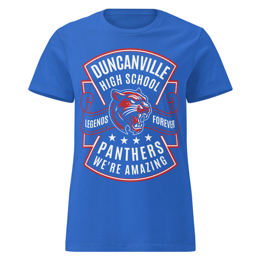 Duncanville High School Panthers Women's Royal Blue SoftStyle T-shirt 207