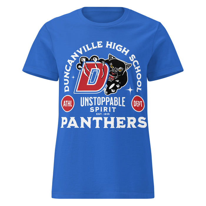 Duncanville High School Panthers Women's Royal Blue SoftStyle T-shirt 208