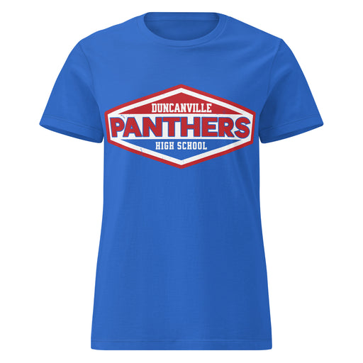Duncanville High School Panthers Women's Royal Blue SoftStyle T-shirt 009