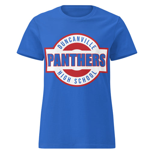 Duncanville High School Panthers Women's Royal Blue SoftStyle T-shirt 011